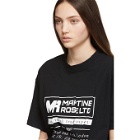 Martine Rose Black Wobbly T-Shirt