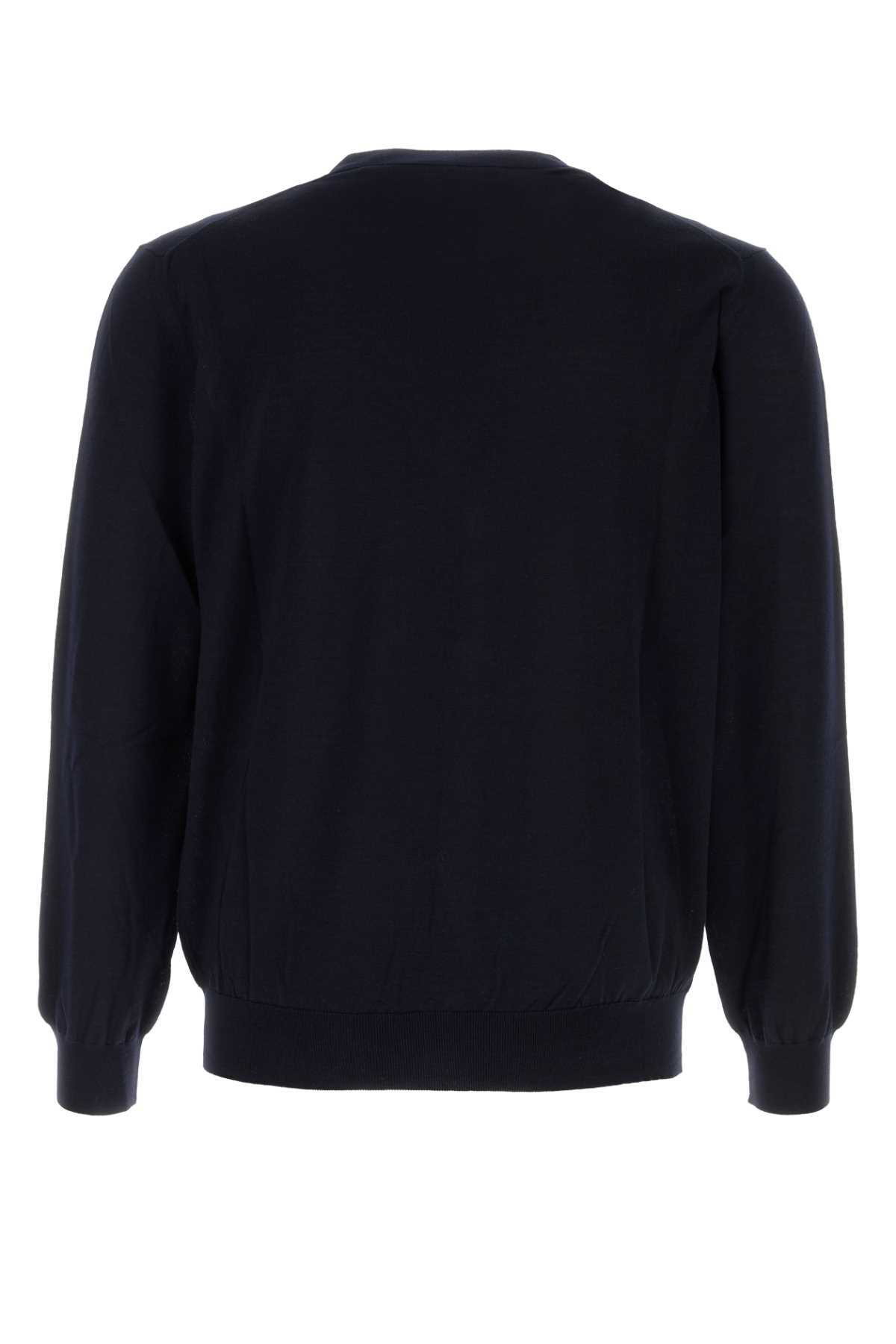 【送料&関税込】Fendi Midnight Blue Stretch Wool Cardigan Fendi Midnight Blue Stretch Wool Cardigan Fendi