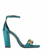 Victoria Beckham Womens Sandals Deep teal