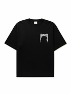 Burberry - Logo-Print Cotton-Jersey T-Shirt - Black