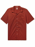 Massimo Alba - Venice Camp-Collar Cotton Shirt - Red