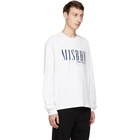 MISBHV White Double Embroidered Long Sleeve T-Shirt