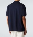 Ralph Lauren Purple Label Embroidered cotton and cashmere polo shirt