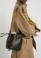 Saint Laurent Bo Chain Quilted Leather Bucket bag - Black - One Size