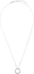 Maison Margiela Silver Numerical Ring Necklace