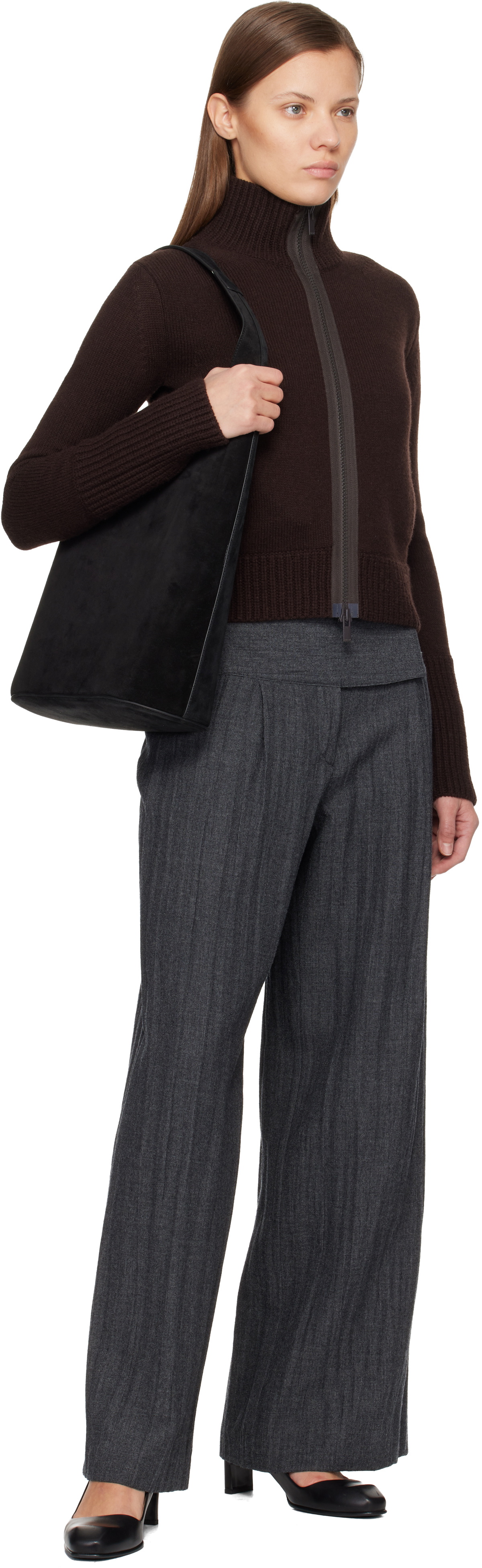 Aesther Ekme Black Demi Lune Tote