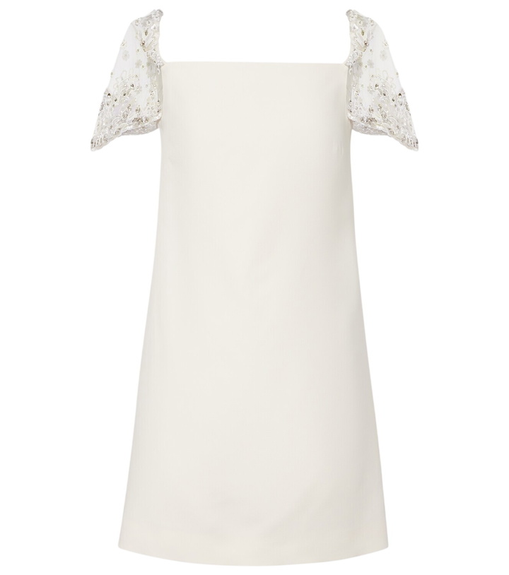 Photo: Valentino Crepe Couture embellished minidress