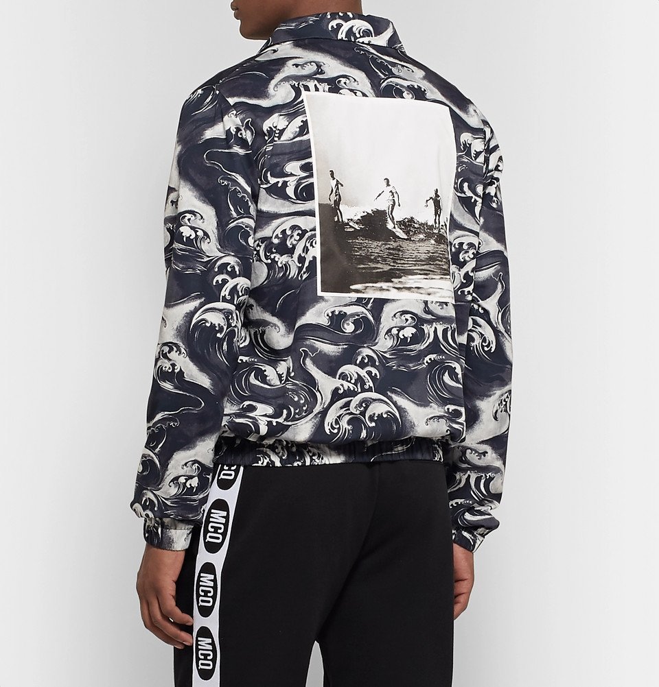 McQ Alexander McQueen - Appliquéd Printed Cotton-Twill Blouson 