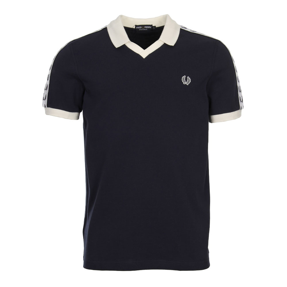Polo Shirt Taped - Carbon Blue
