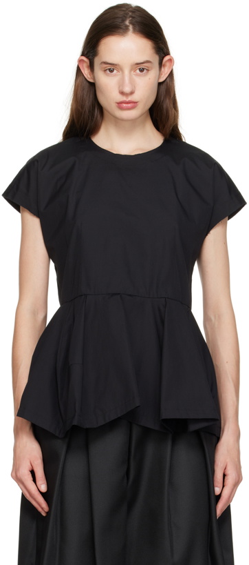 Photo: Comme des Garçons Black Peplum Blouse