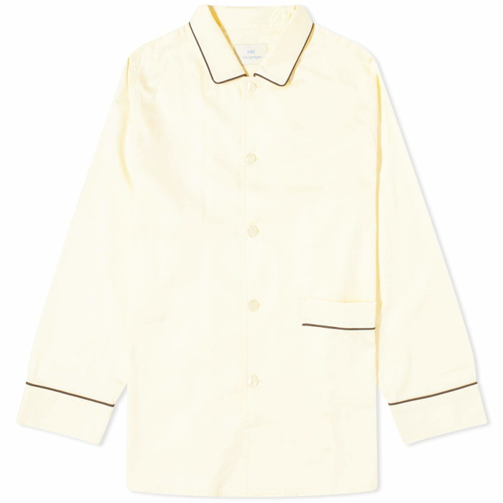 Photo: HAY Women's Outline Long Pyjama Shirt in Soft Yellow