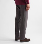 RICHARD JAMES - Slim-Fit Wool Trousers - Brown