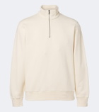 Orlebar Brown Wyatt cotton jersey half-zip sweatshirt