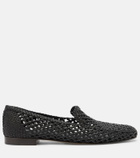 Le Monde Béryl Soft woven leather slip-on shoes