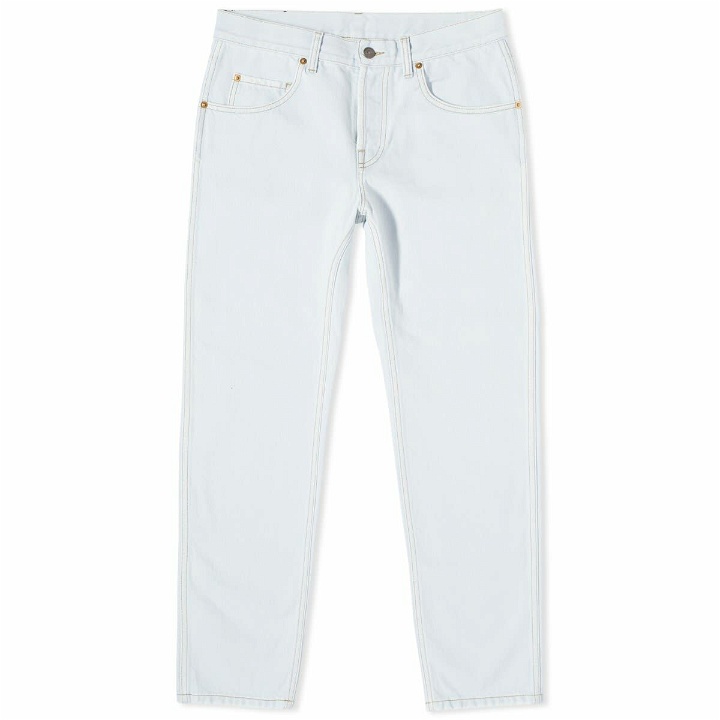 Photo: Gucci Men's Cropped Tapered Jean in Light Blue