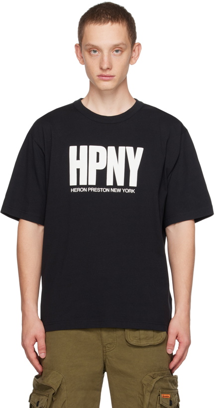 Photo: Heron Preston Black 'HPNY' T-Shirt
