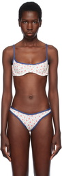 Frankies Bikinis Off-White Cola Underwire Bikini Top