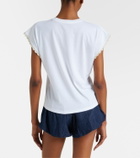 Frame The Crochet cotton jersey T-shirt