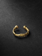 Healers Fine Jewelry - Extra Small Hammered Gold Ear Cuff