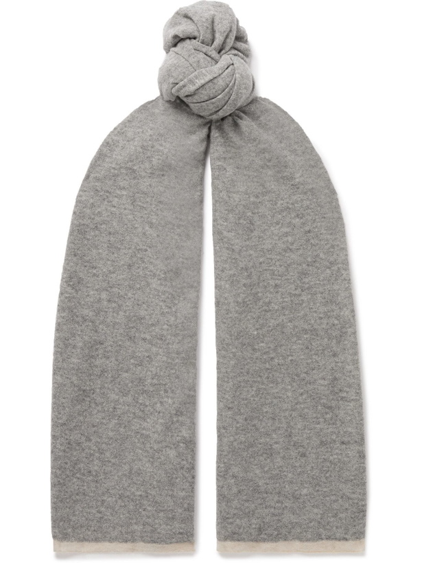 Photo: BRUNELLO CUCINELLI - Contrast-Tipped Cashmere Scarf