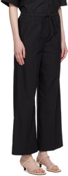 TOTEME Black Drawstring Trousers