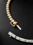 Yvonne Léon - White and Yellow Gold Diamond Bracelet