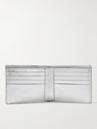 Bottega Veneta - Intrecciato-Embossed Metallic Leather Billfold Wallet