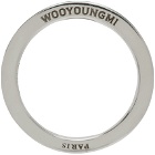 Wooyoungmi SSENSE Exclusive Silver Prelude Groove Ring