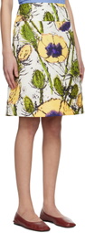 Wales Bonner Multicolor Petal Midi Skirt