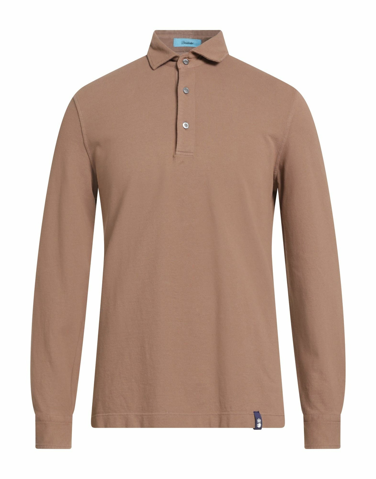 Drumohr Mens Polo shirt in Camel