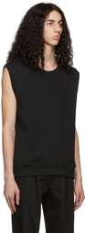 GR10K Black Cotton Tank Top