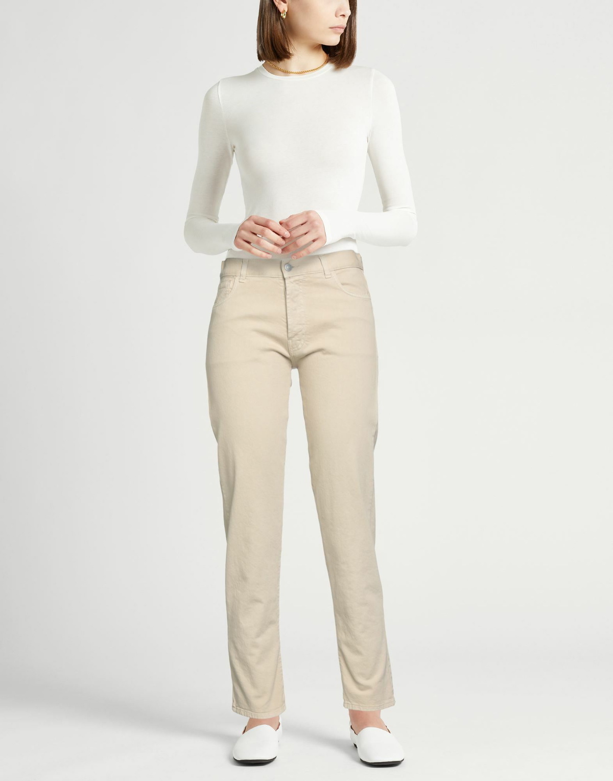 Jucca Womens Jeans in Beige