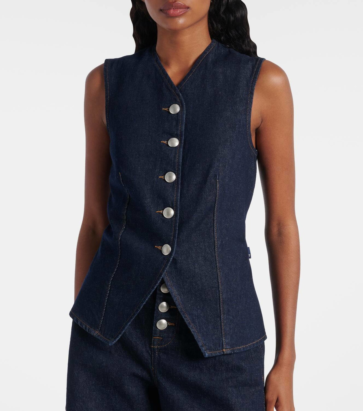 7 For All Mankind Lady denim vest