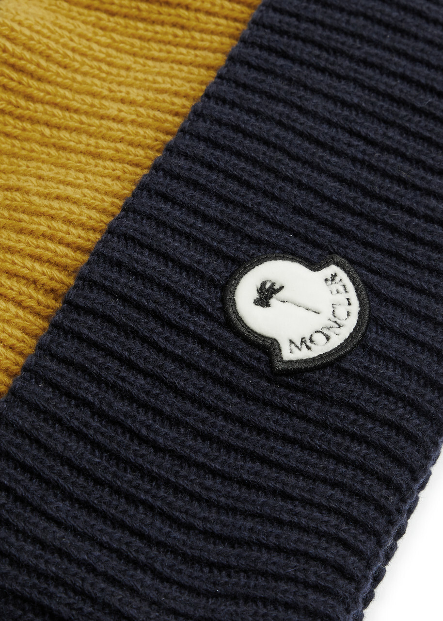 Moncler Genius 8 Moncler Palm Angels Ribbed Wool Beanie - Multicoloured - One Size