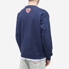 Kenzo Paris Men's Kenzo Hearts Crew Sweat in Midnight Blue