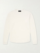 Les Tien - Thermal Baseball Cotton-Jersey Hem Tee - Neutrals