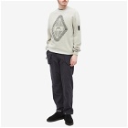 A-COLD-WALL* Men's Gradient Crew Sweat in Light Grey