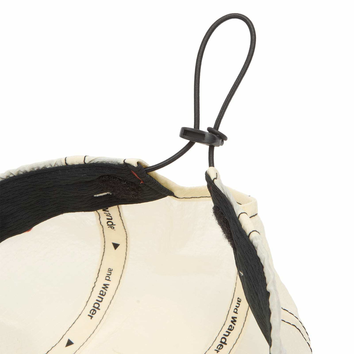 and wander Men's x ROA Ripstop Wind Cap in Off White 