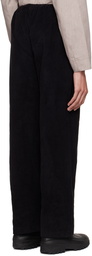 SC103 Black Corduroy Lounge Pants