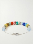 POLITE WORLDWIDE® - Healer Sterling Silver, Agate and Enamel Beaded Bracelet