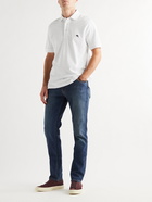 ETRO - Logo-Embroidered Cotton-Piqué Polo Shirt - White