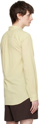 AURALEE Yellow Viyella Shirt