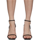 Dorateymur Black Strappy Heeled Sandals