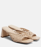 Souliers Martinez Ernestina braided leather mules
