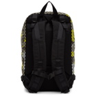 Bao Bao Issey Miyake Grey and Yellow Camouflage Kuro Liner Backpack