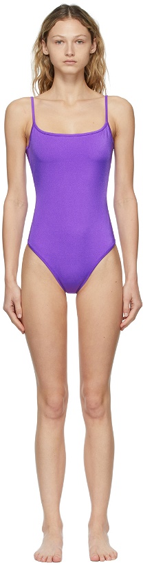 Photo: Nu Swim Purple Noodle One-Piece Swimsuit