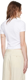 JACQUEMUS White Les Classiques 'Le t-shirt Gros Grain' T-Shirt