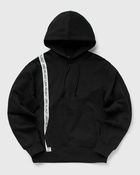 Helmut Lang Stripe Hoodie Black - Mens - Hoodies