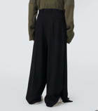 Balenciaga Wool wide-leg pants