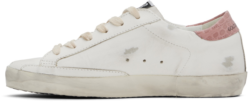 【関税&送料込】Golden Goose Deluxe Brand Super Star Classic Golden Goose White & Pink Super-Star Classic Sneakers Golden